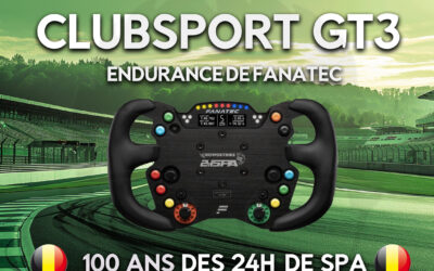 Fanatec e la 24h di Spa: scopri il volante ClubSport GT3 Endurance in edizione limitata