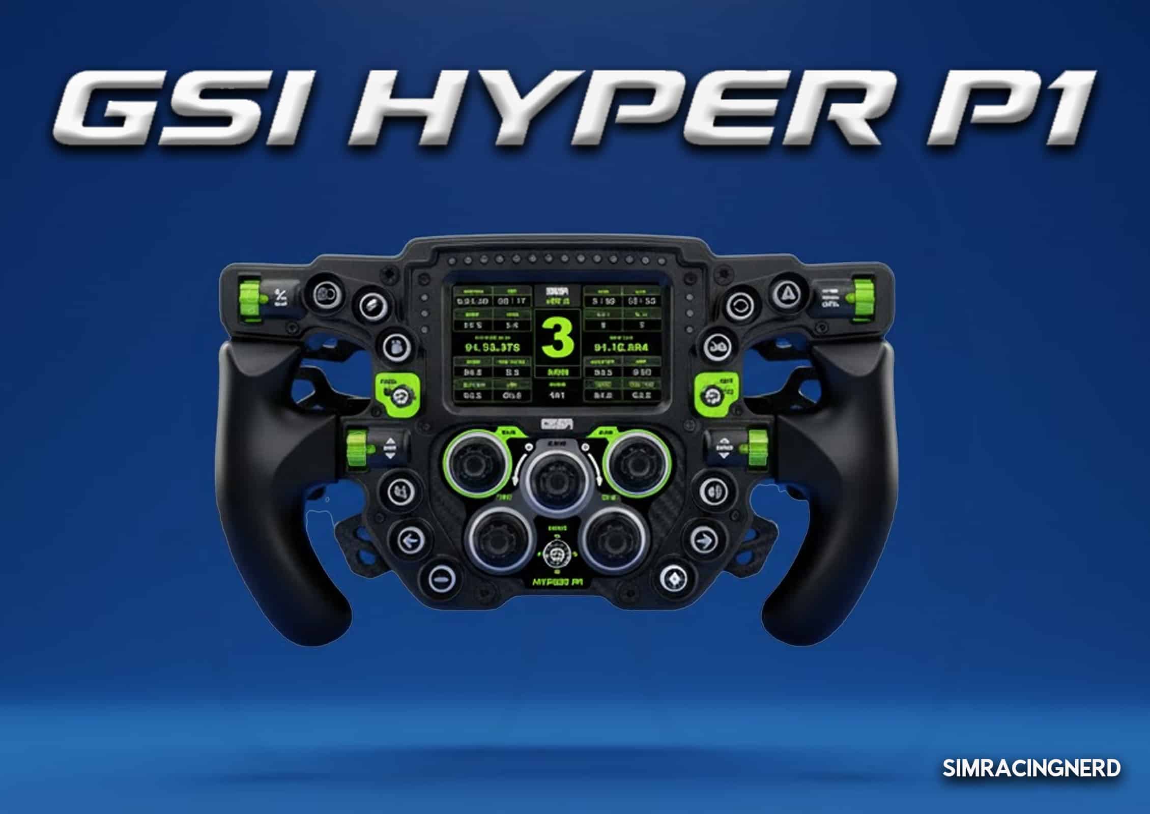 Volant GSI Hyper P1 sim racing