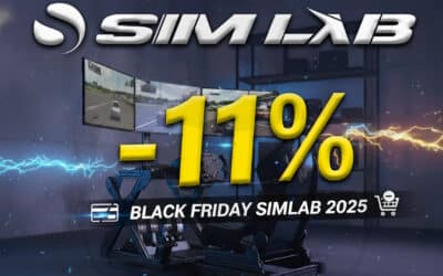 Simlab 2025 Black Friday: 11% di sconto su tutto il catalogo (telai, volanti, pedali)