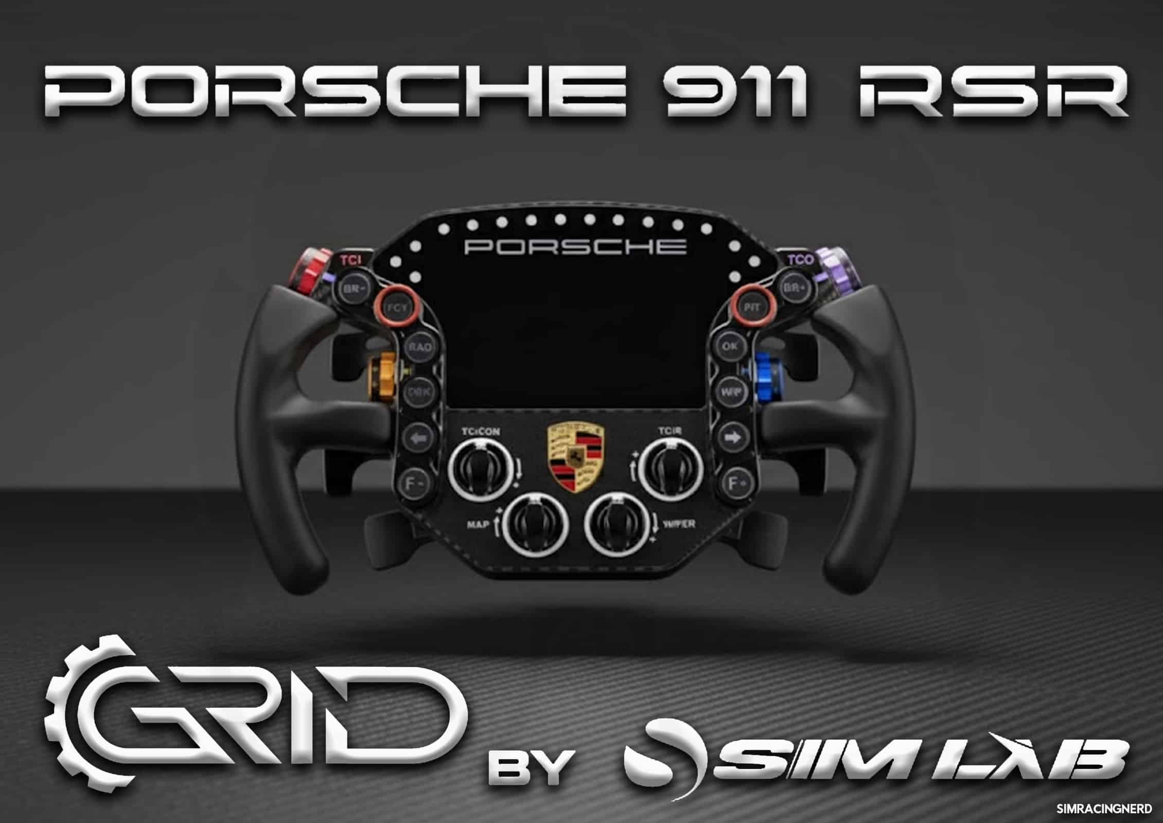 Grid Porshe 911 RSR Steering wheel sim racing