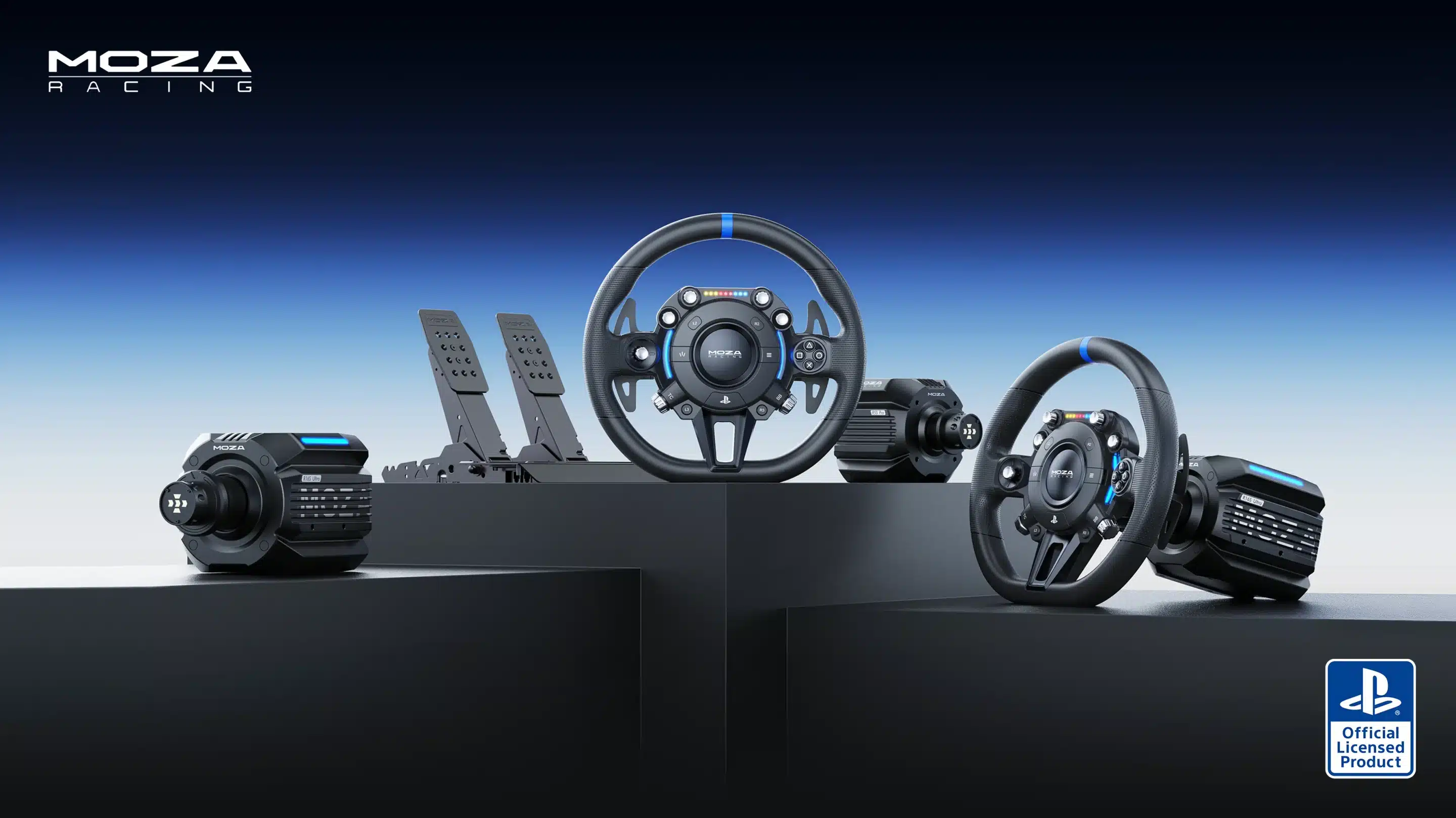 Volante MOZA PS5: R5S Pro e R16S Ultra con licenza ufficiale